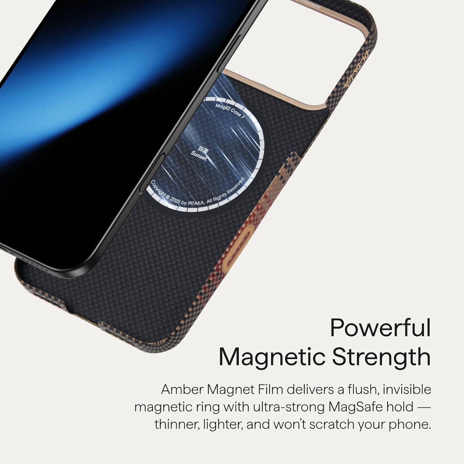 capa para Iphone17 pro max lha06 moobifi Pitaka magsafe