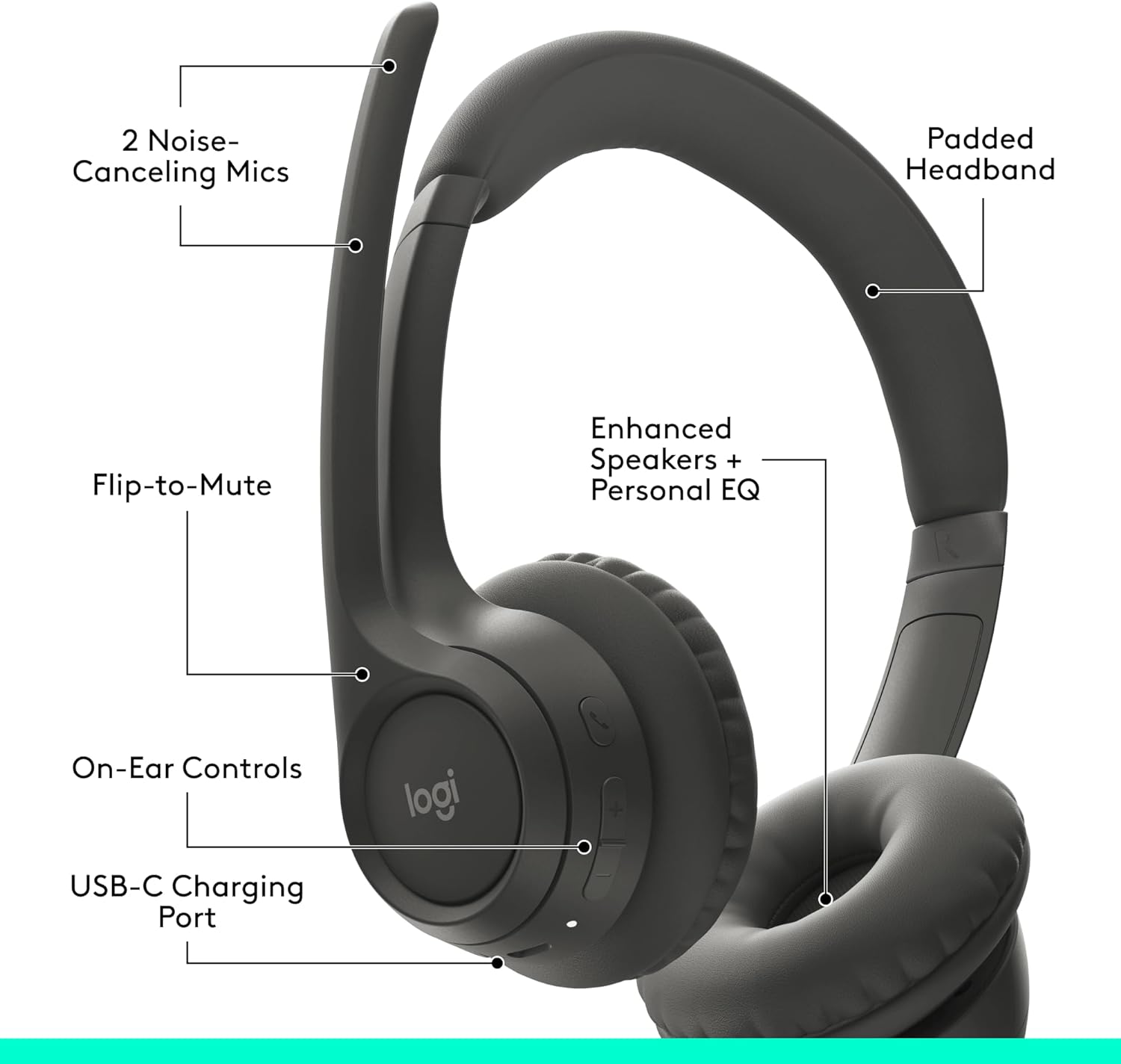 H390 USB Computer Headset