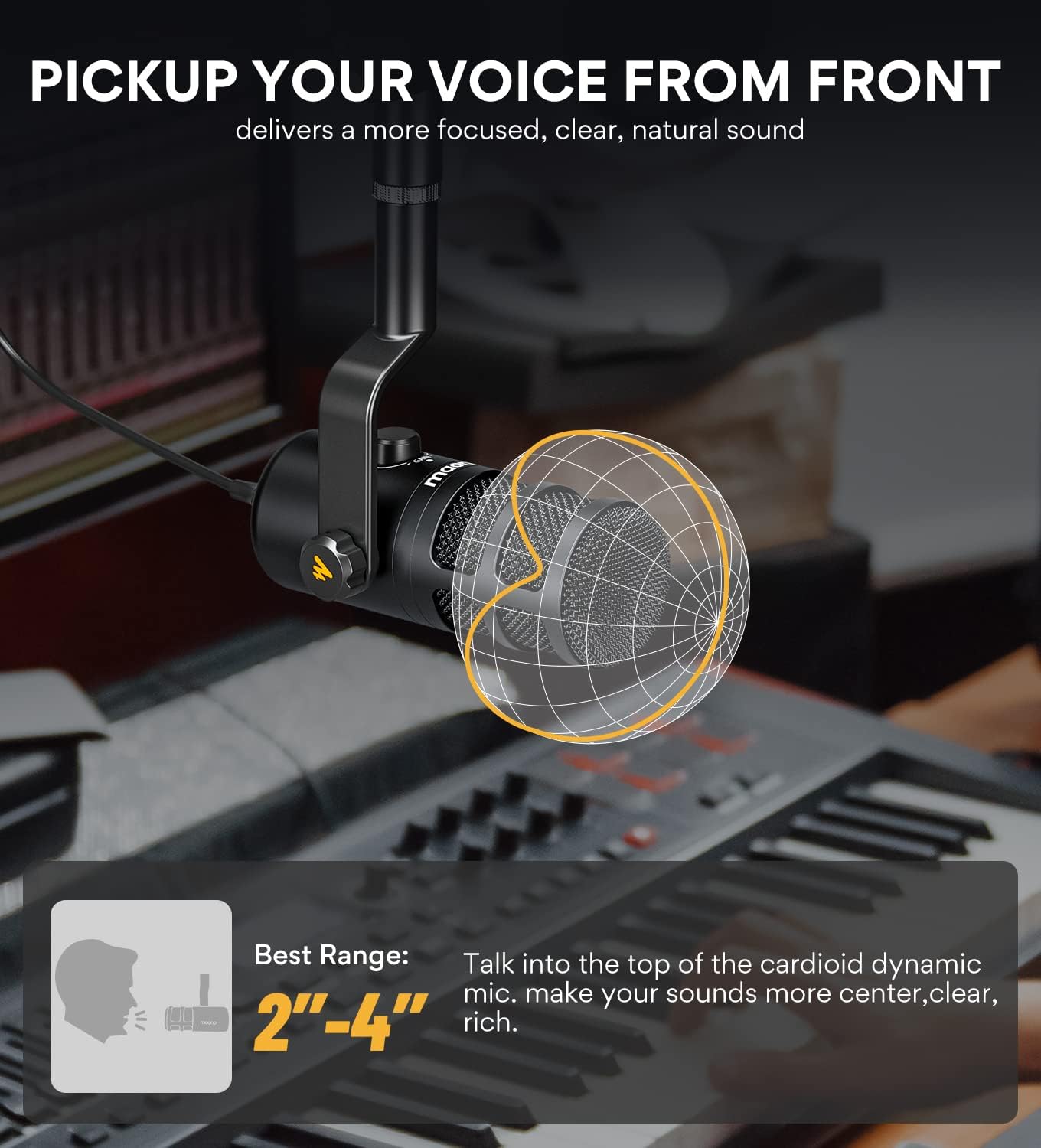 MICROPHONE DYNAMIC USB PD100U