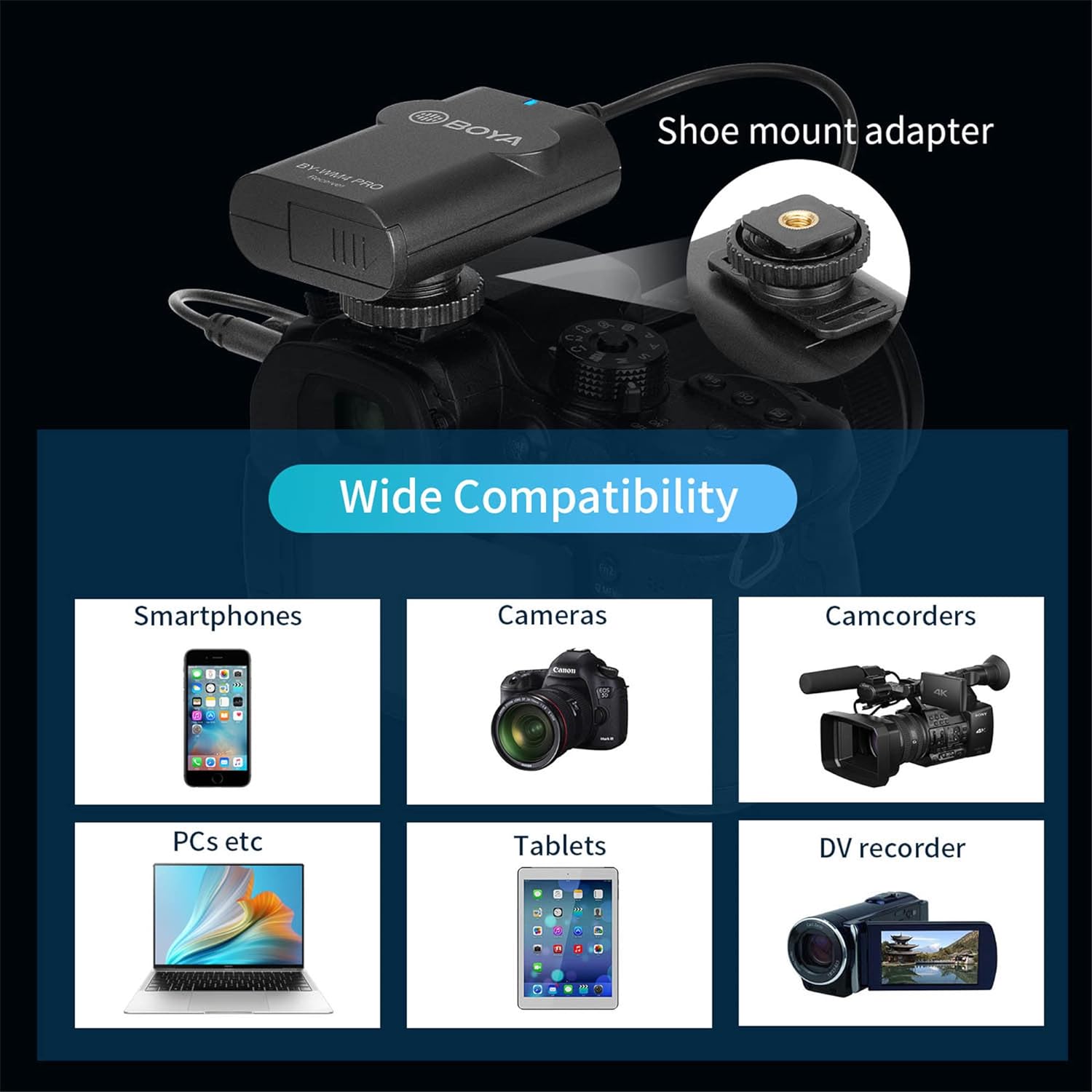 BOYA by-WM4 PRO K2 Wireless Lavalier Microphone