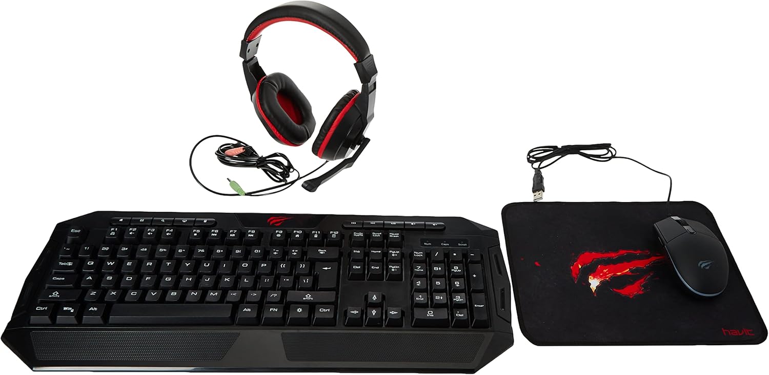 Combinação de Teclado e Mouse Havit KB501CM Gaming Series