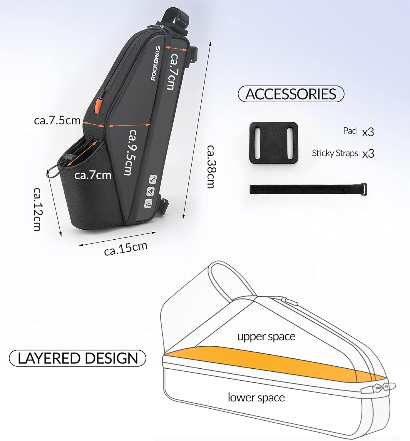 ROCKBROS Bicycle Bag Waterproof