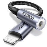 Adaptador Áudio UGREEN US211 (30756) Lightning para Fêmea 3,5mm Certificado Apple MFi Plug and Play