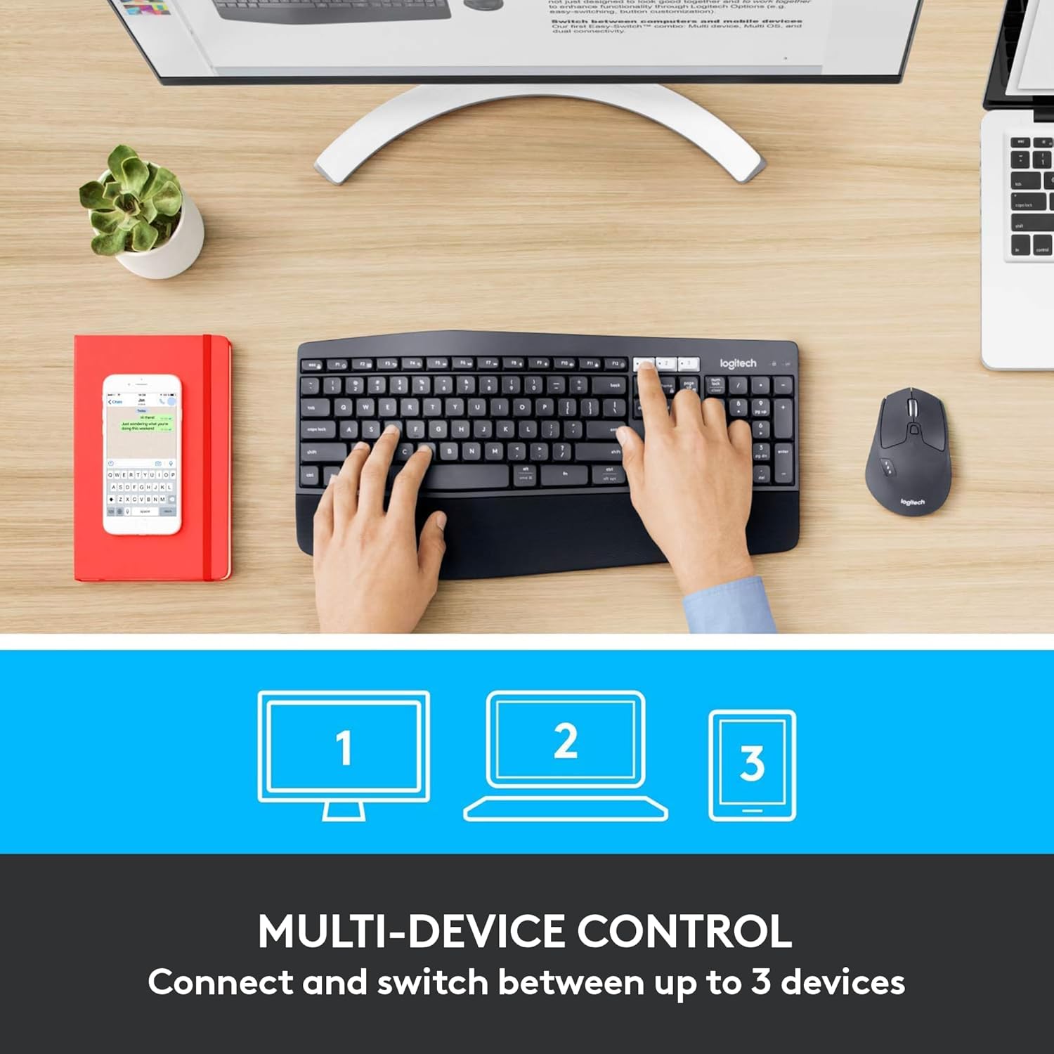 Logitech MK850 Multi-Device Wireless Keyboard and Mouse