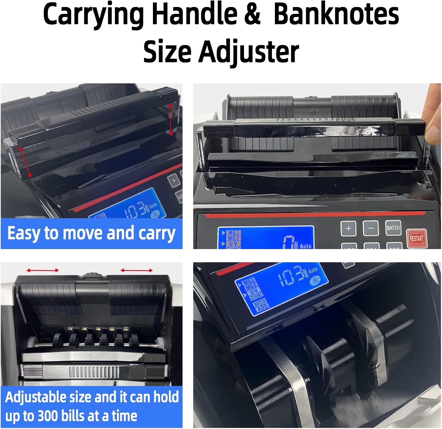 Xindabill 5800D Money Banknote Counter Machine