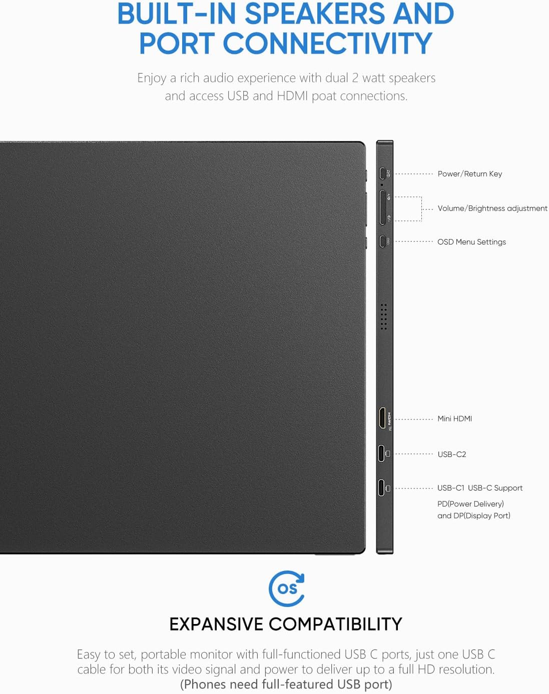 Monitor Portátil ARZOPA S1 Table