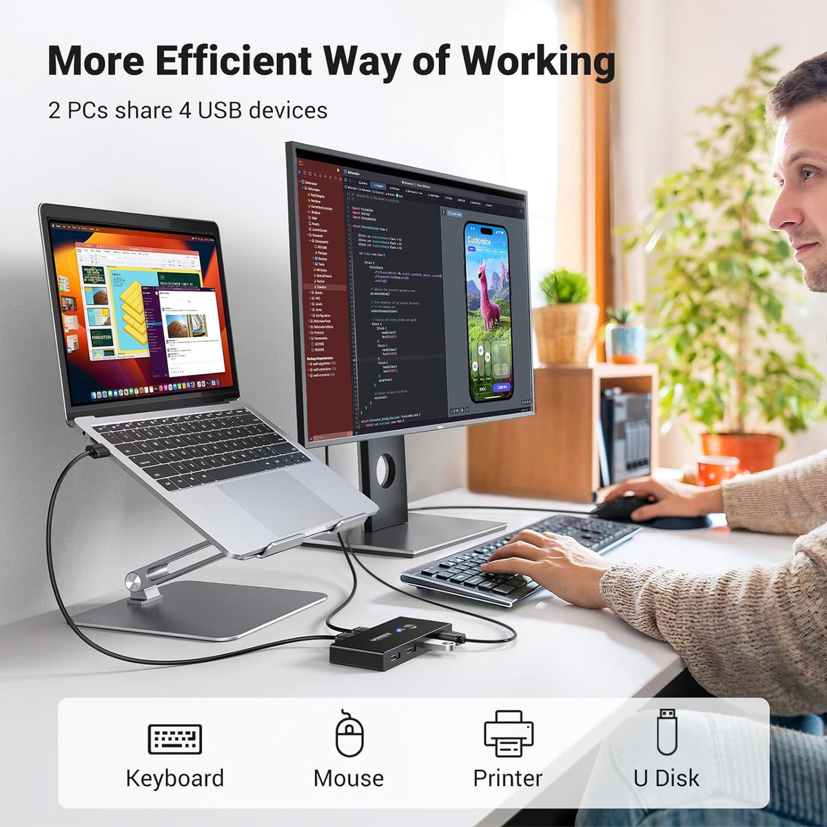 UGREEN USB 3.0 Switch Selector