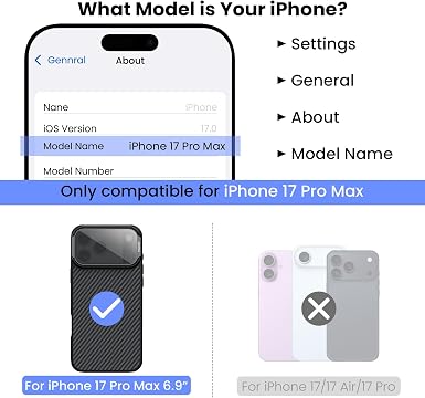 Capa Nillkin CarboProp MagSafe com Suporte e Proteção de Câmara CamProp para iPhone 17 Pro Max / iPhone 18 Pro Max – Fibra de Aramida / Preta