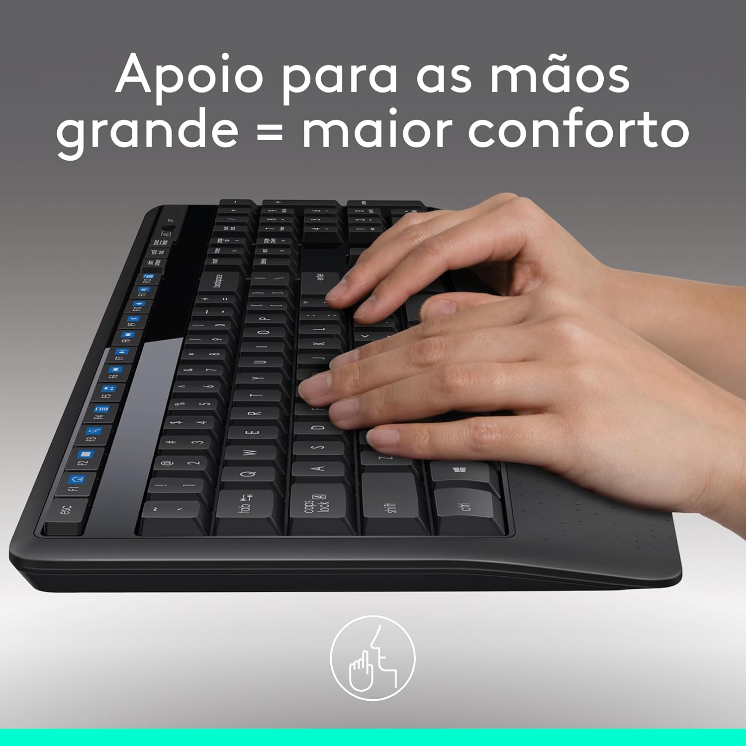 Combo Teclado e Mouse Sem Fio Logitech MK345