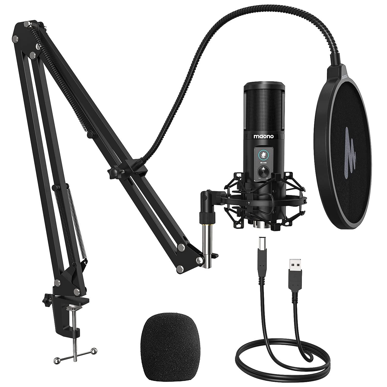 MAONO AU-PM421 Condenser USB Microphone