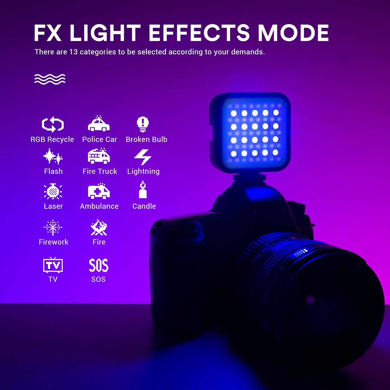 Godox LITEMONS LED6R Luz de Vídeo RGB