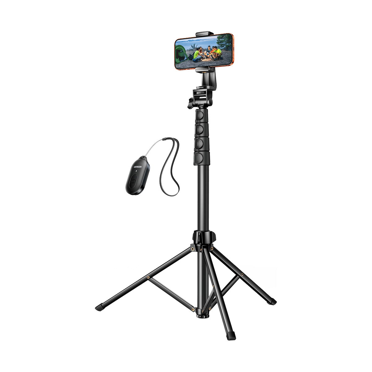 UGREEN 1.7 Meter Floor Tripod And Selfie Stick with Bluetooth Remote – LP680 – 15609