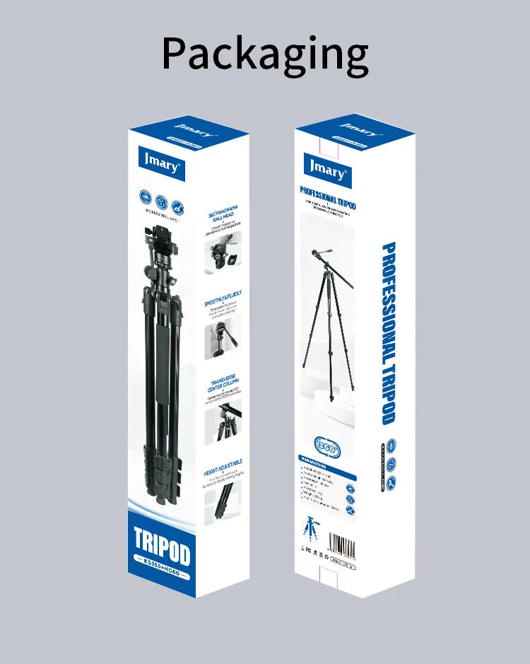 Monopé 2 em 1 e tripé Jmary KS355+HG60