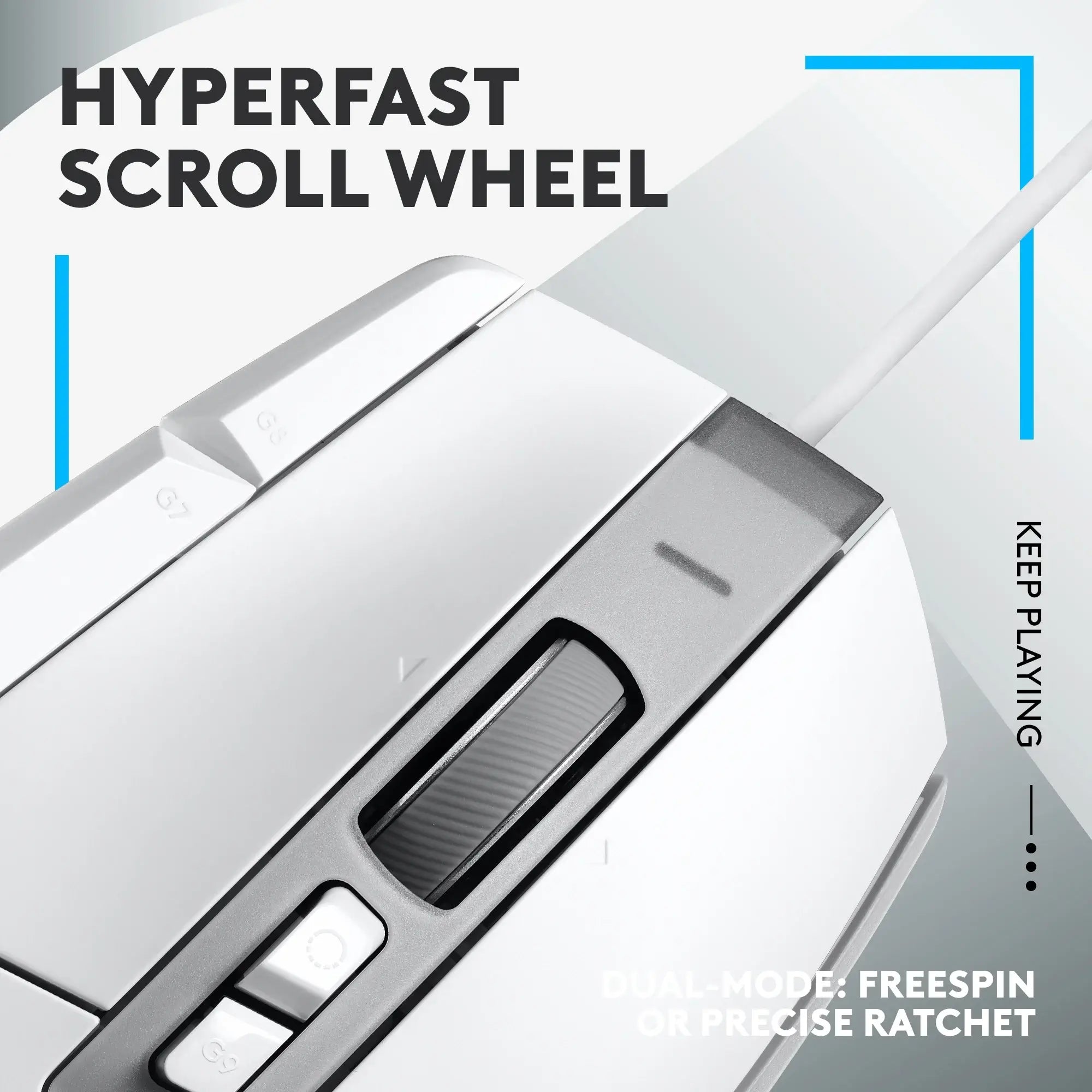 Mouse Gamer Logitech G502 X com Fio – White