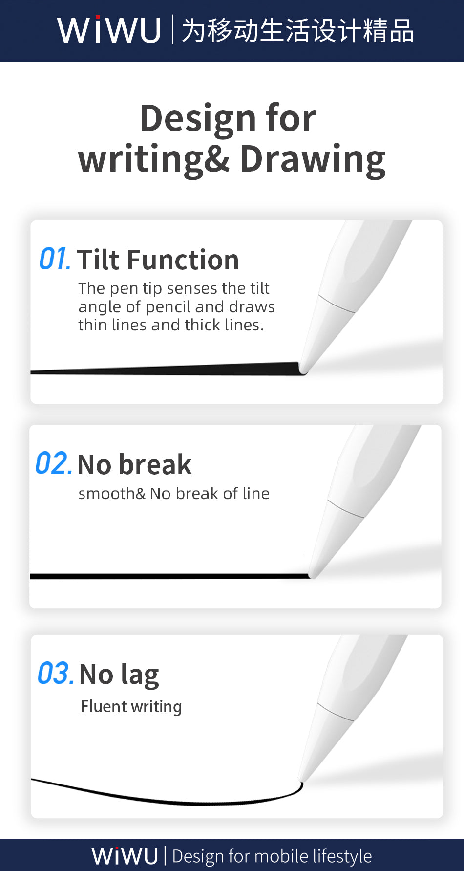 WiWU Pencil Pro Stylus Pen for iPad