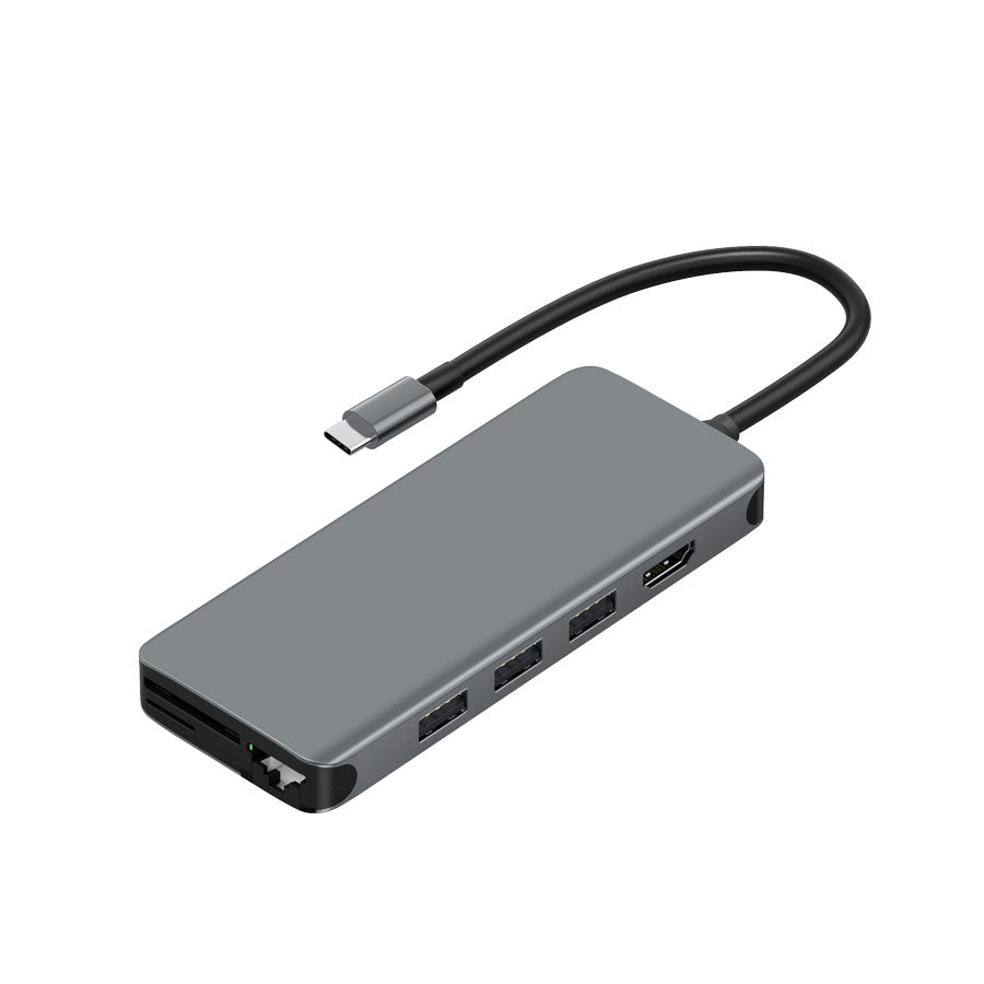 ADAPTADOR ALPHA TYPE-C TO 12 IN 1