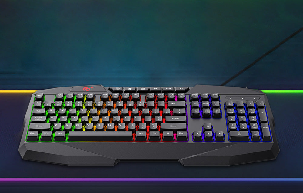 Teclado Retroiluminado Multifuncional Havit KB878L