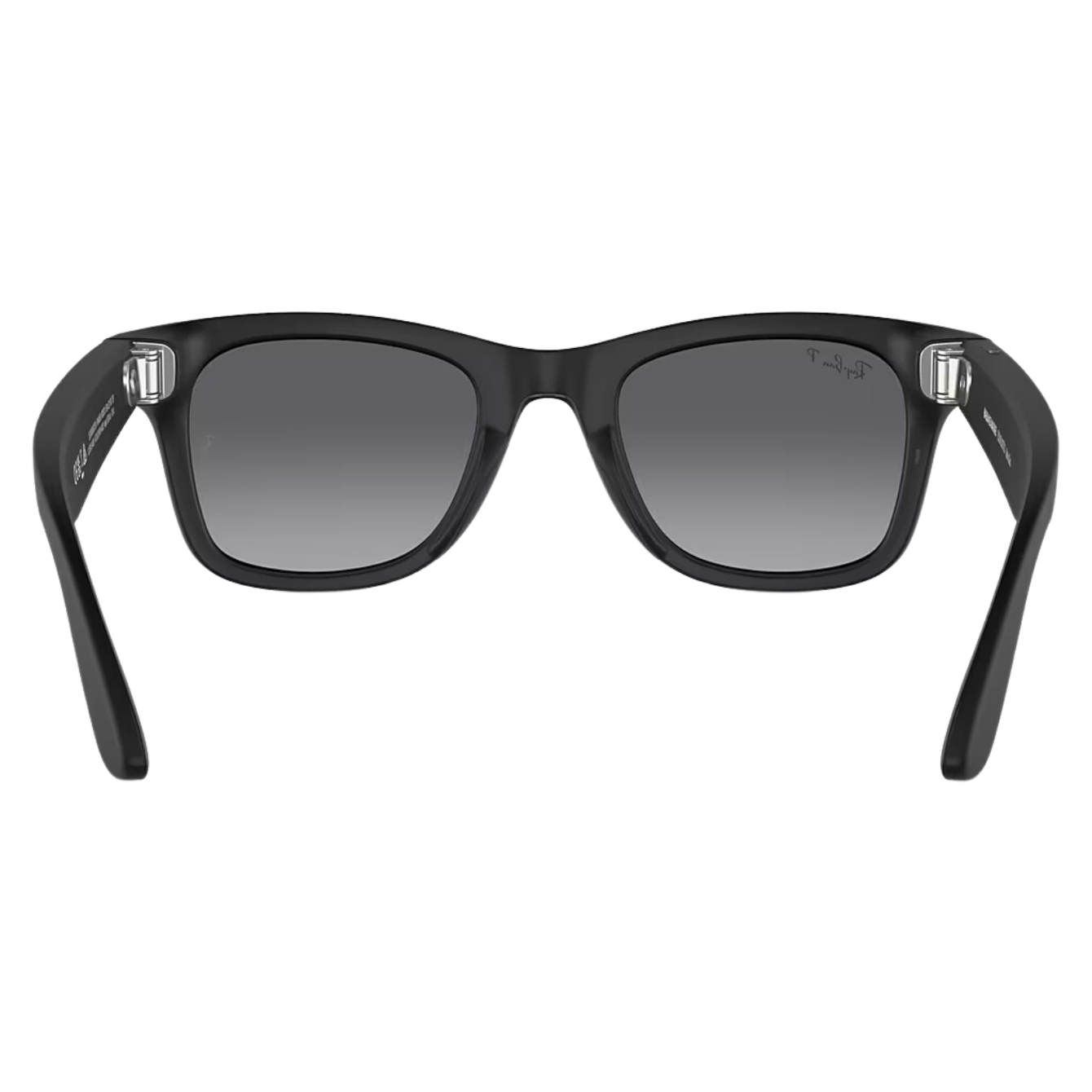 Oculos Ray-Ban Meta Wayfarer Gen 1 matte black Graphite Polar Gradient S50