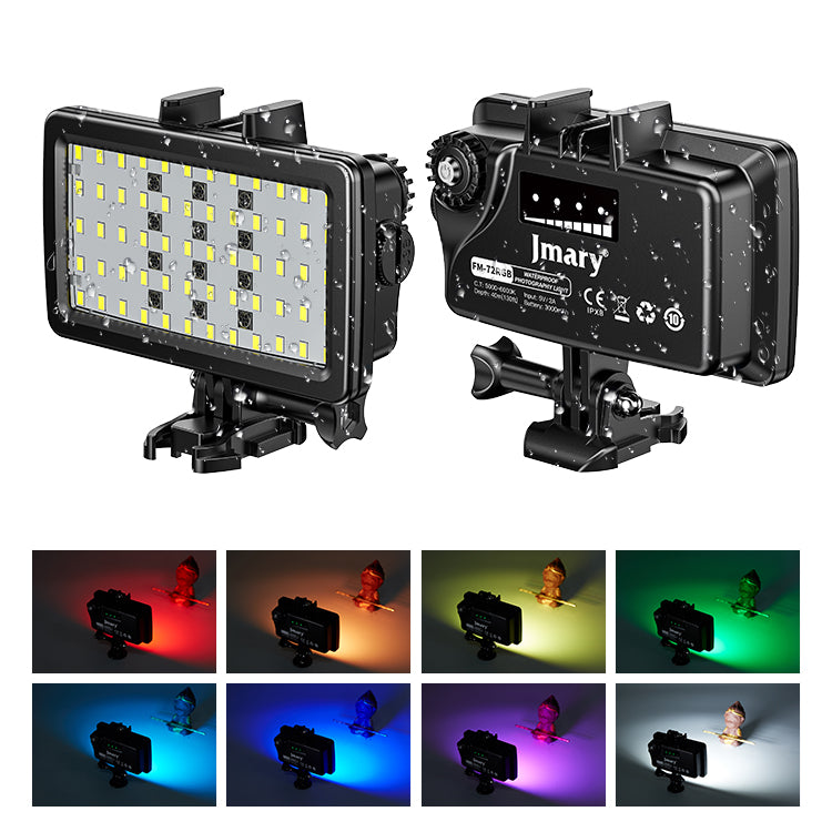 Jmary Waterproof RGB Video Fill Light FM-72RGB