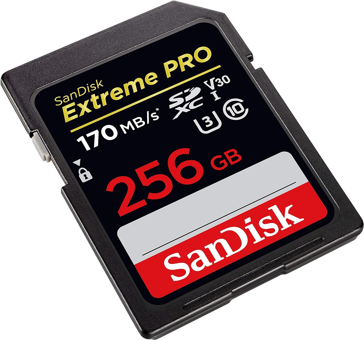 SanDisk Extreme PRO SDXC UHS-I Card - C10, U3, V30, 4K UHD