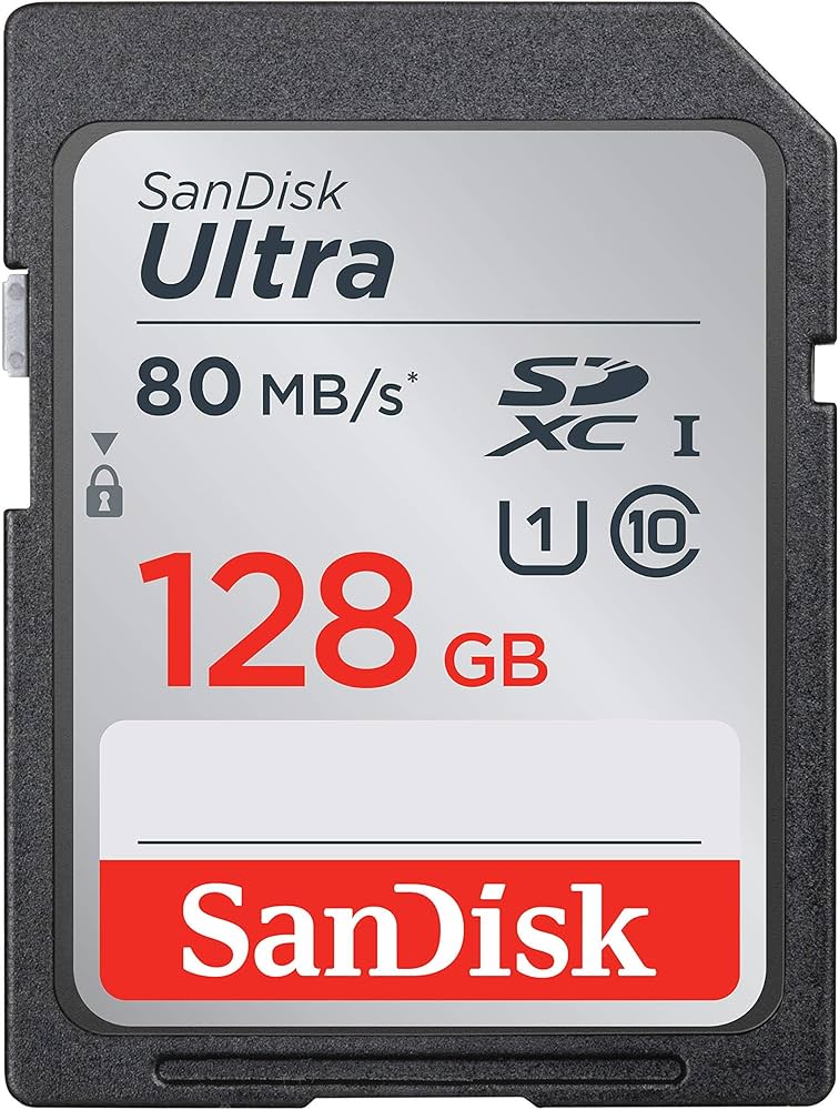 SanDisk Ultra SD Card SDXC Class 10 UHS-I with 140mb/s Read Speed