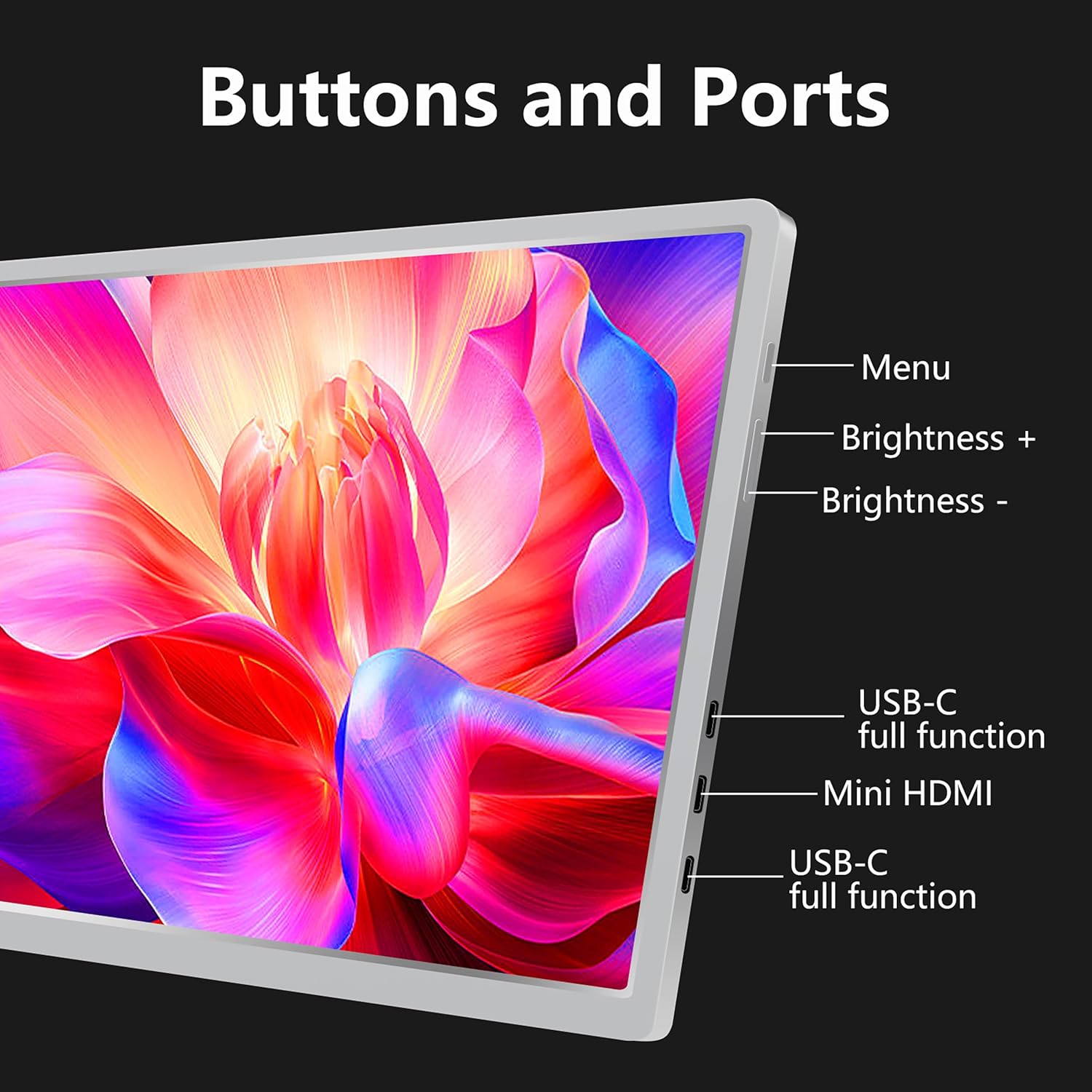 Extensor de Tela para Laptop 14” - FHD 1080P IPS Portátil