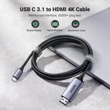UGREEN USB C to HDMI Cable (4K@60Hz) 6.6FT,