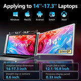 Extensor de Tela para Laptop 14” - FHD 1080P IPS Portátil