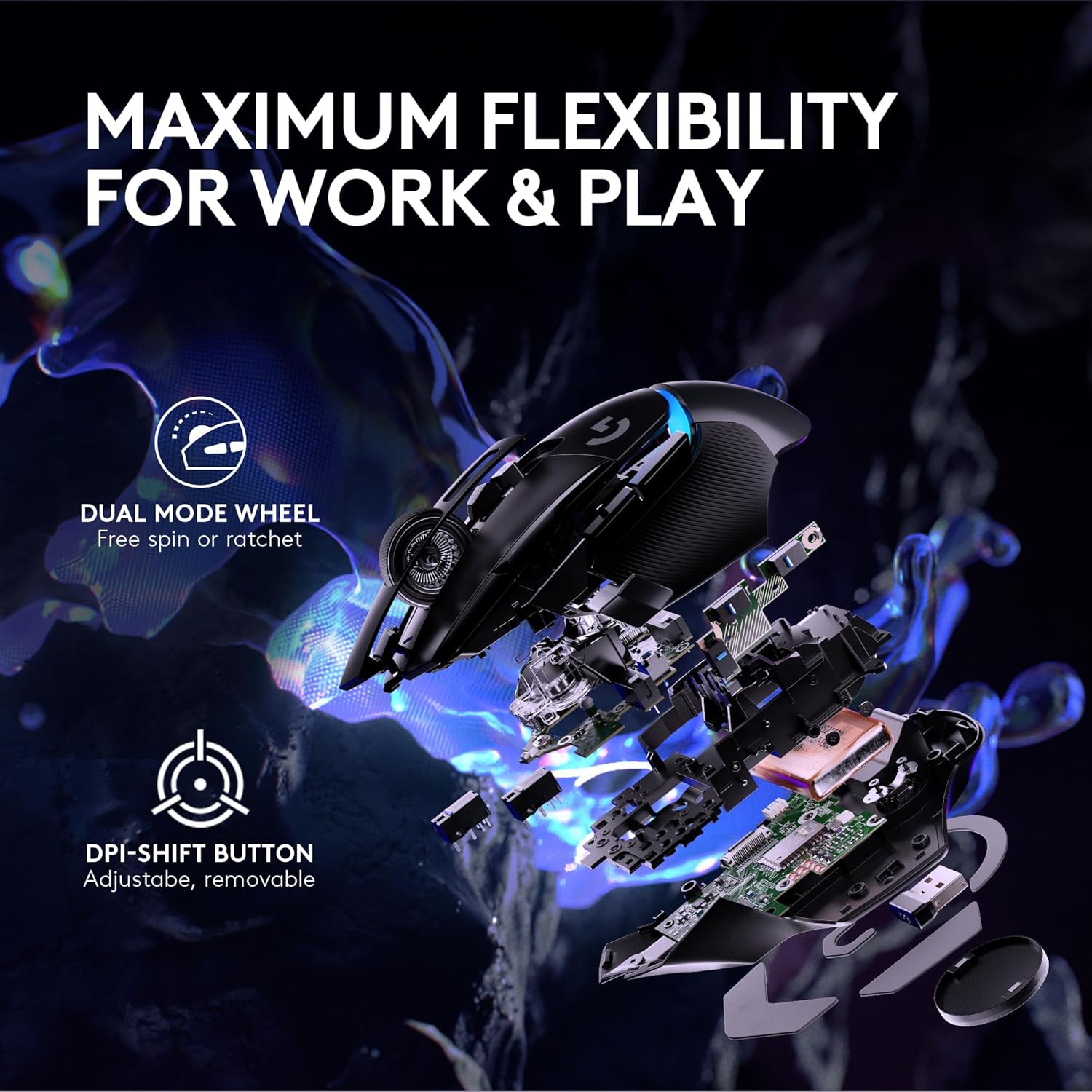 Logitech G502 X PLUS Wireless Gaming Mouse