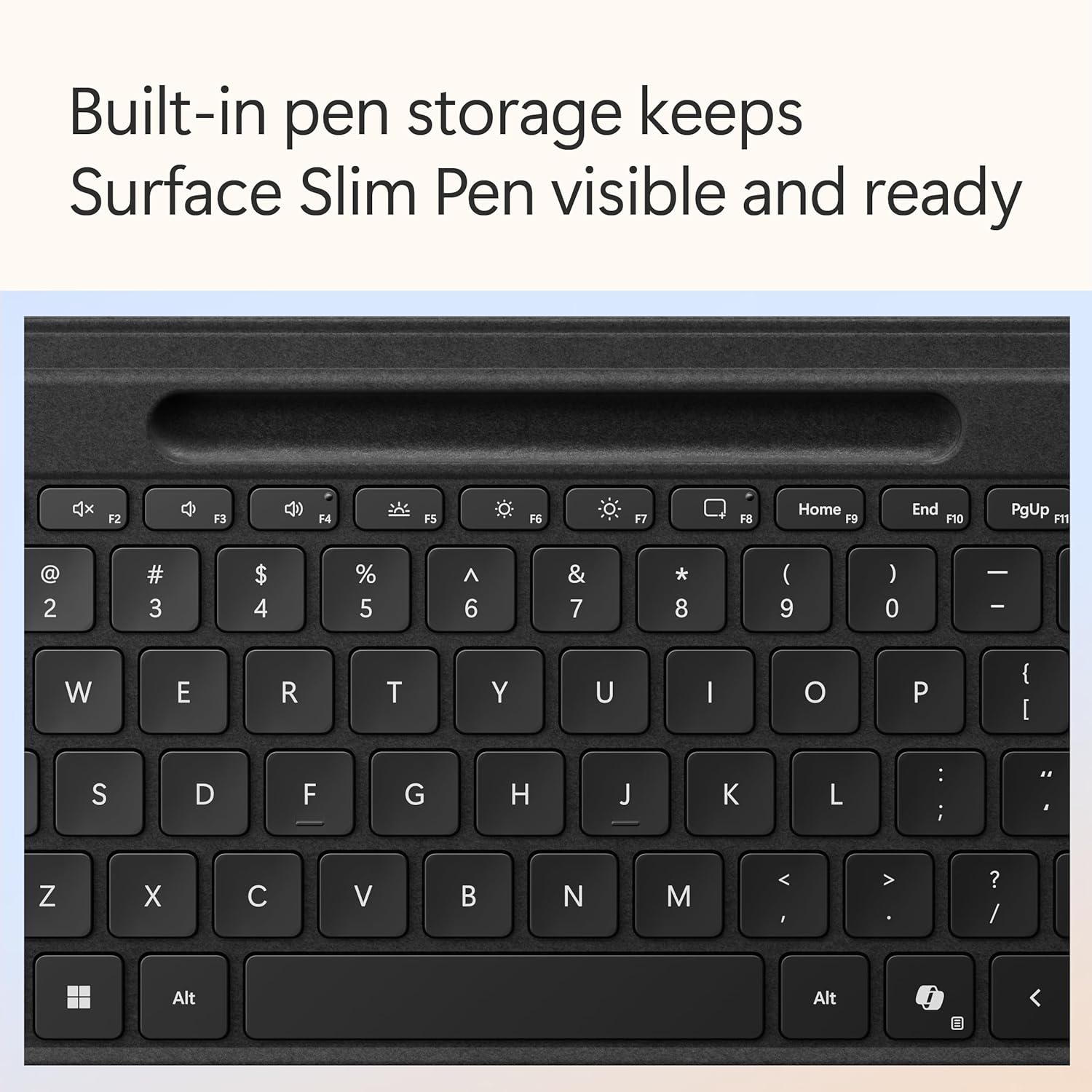 Teclado Microsoft Surface Pro Flex Keyboard + Caneta Slim Pen (Preto)