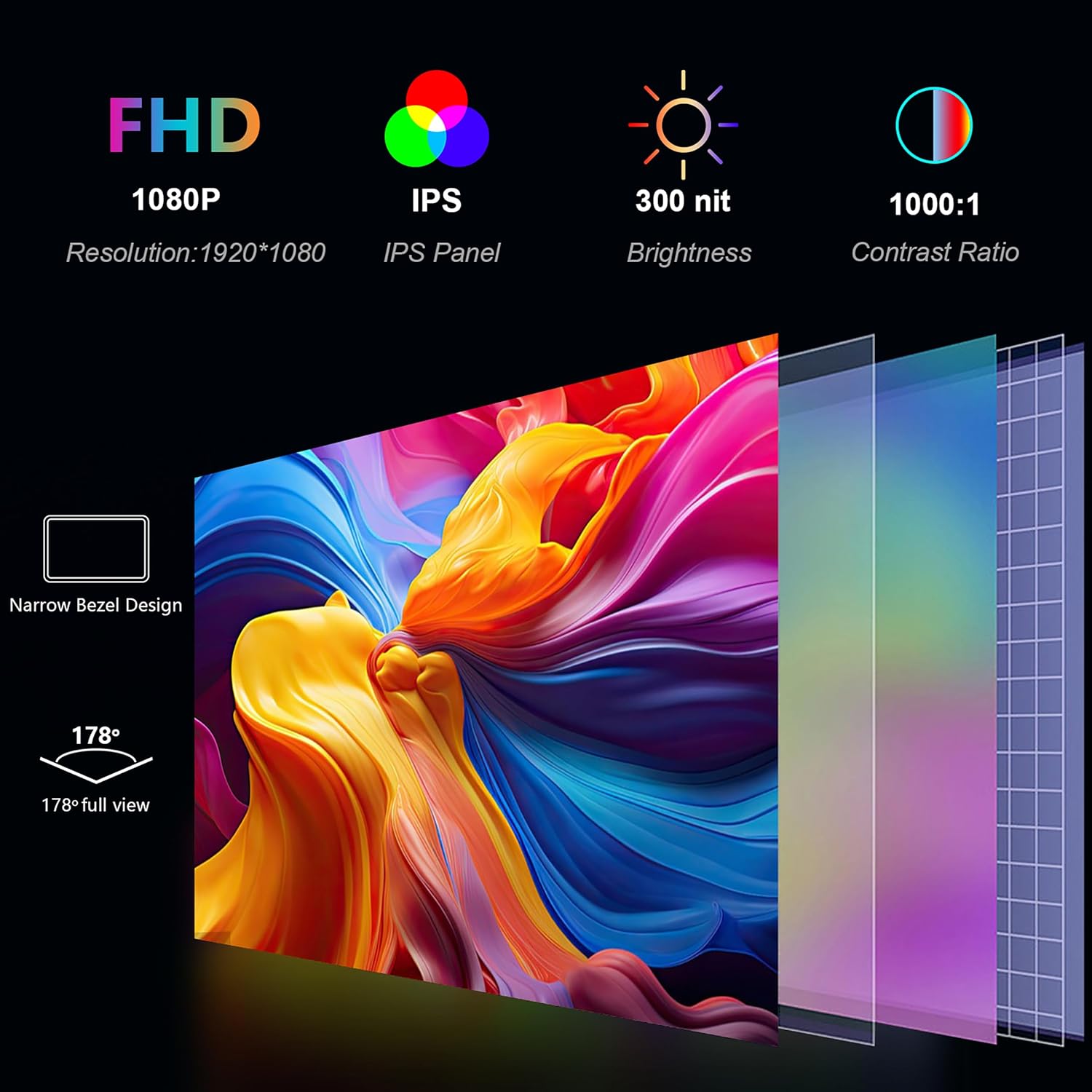 Extensor de Tela para Laptop 14” - FHD 1080P IPS Portátil