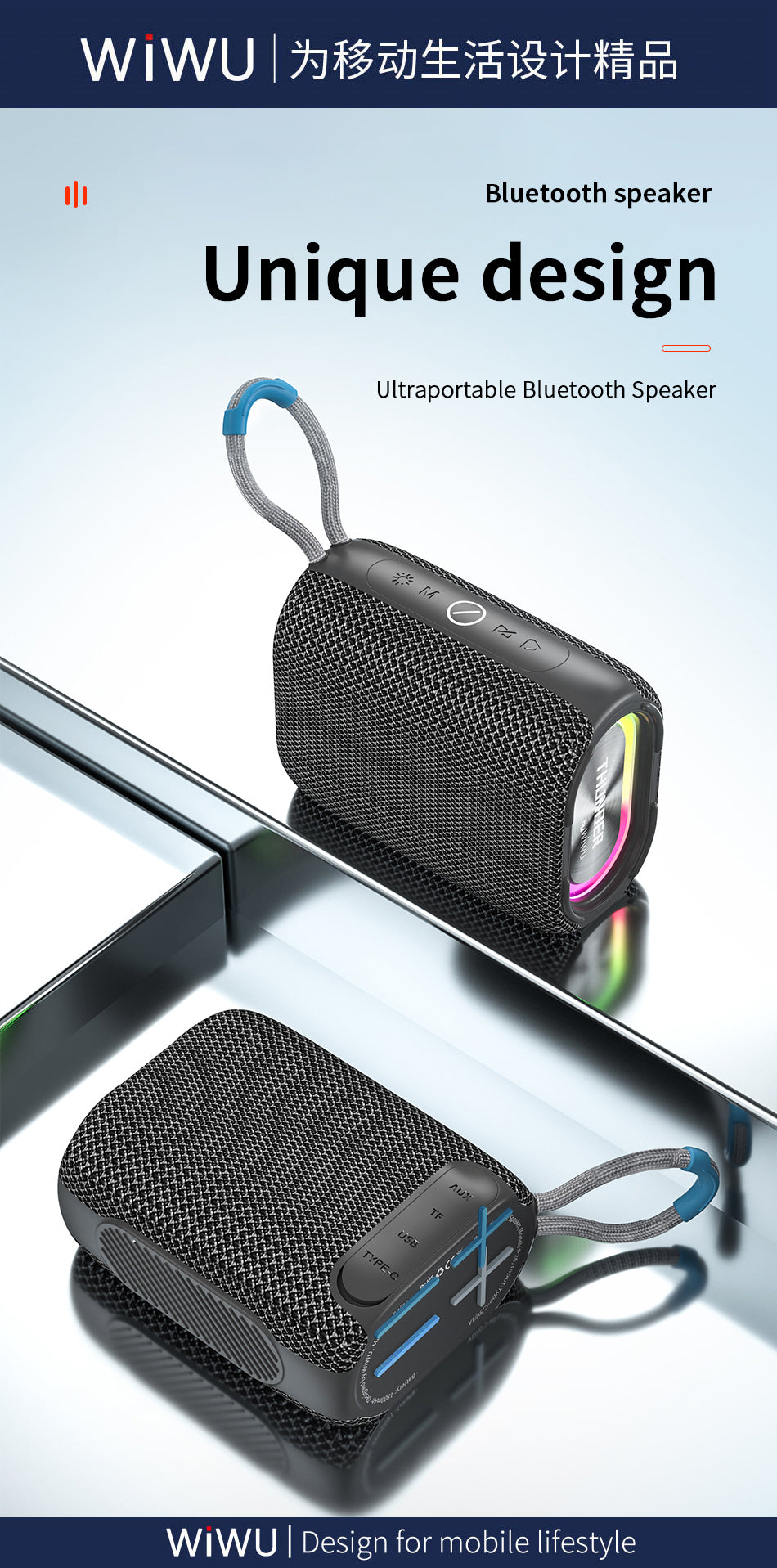 WiWU P26 Thunder Wireless Speaker