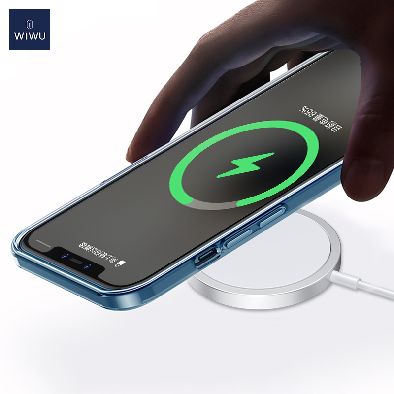WiWU MagSafe Fast Charging Wireless Charger For Phone/Earphone