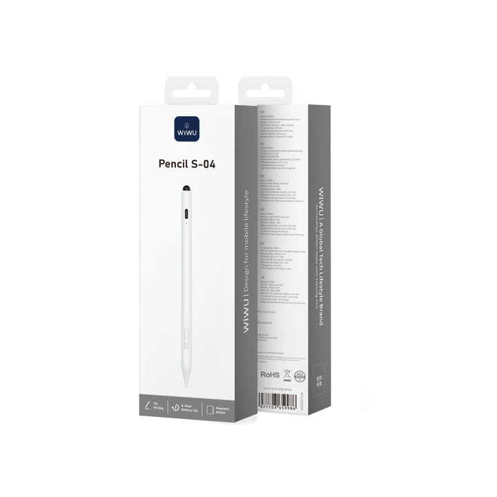 WiWU Pencil S-04 Universal Stylus Pen com Palm Rejection