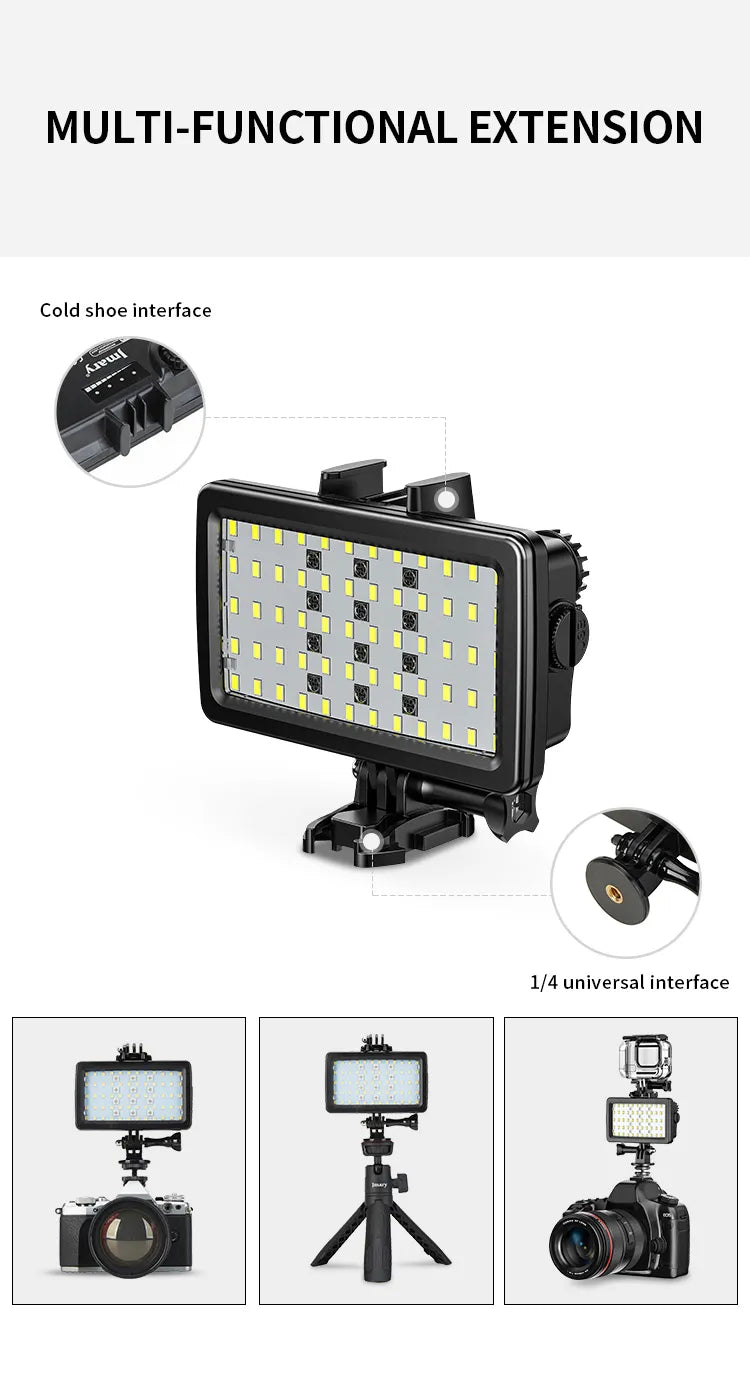 Jmary Waterproof RGB Video Fill Light