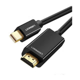 UGREEN Mini DP Male to HDMI Cable Black Support 4K 1.5M (20848)