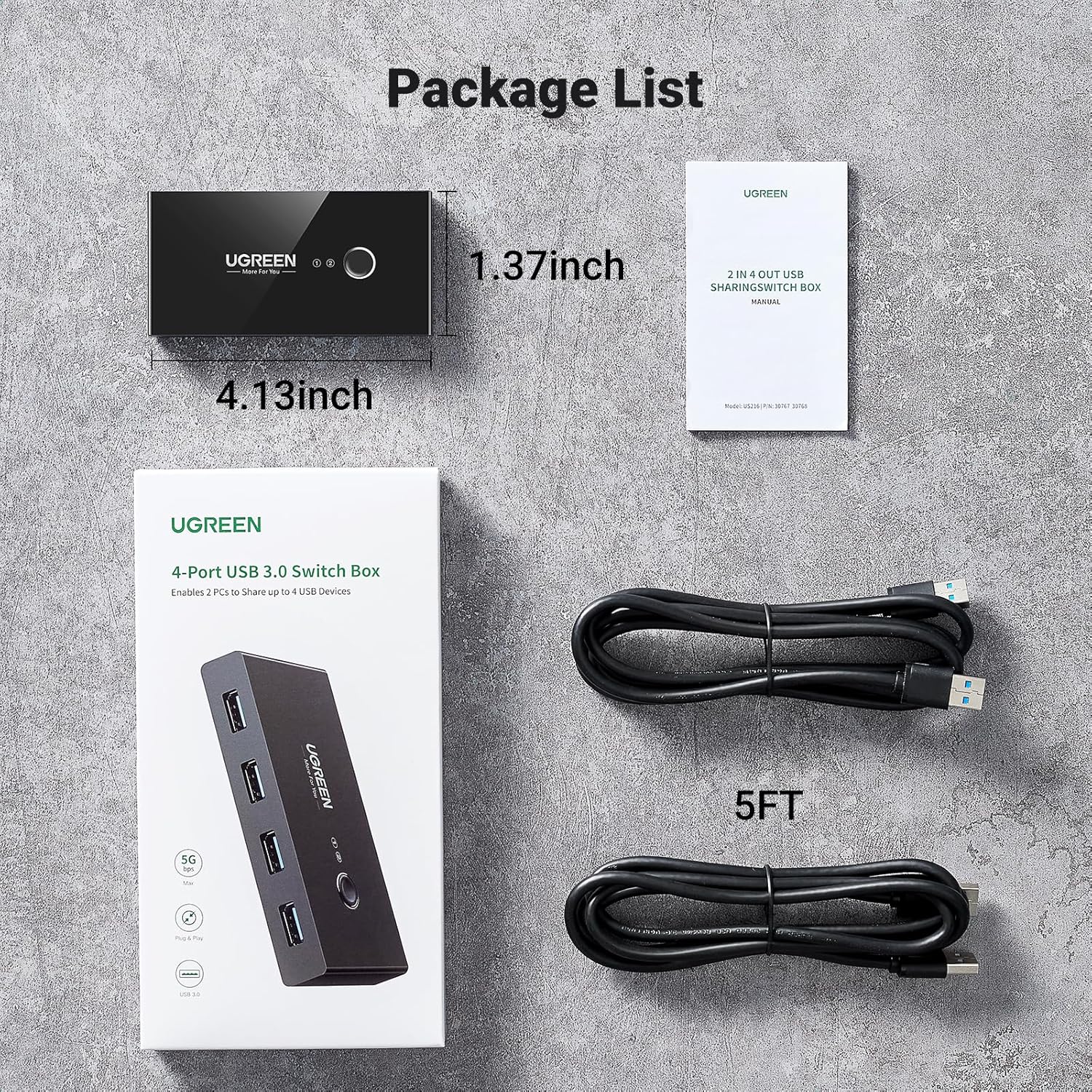 UGREEN USB 3.0 Switch Selector