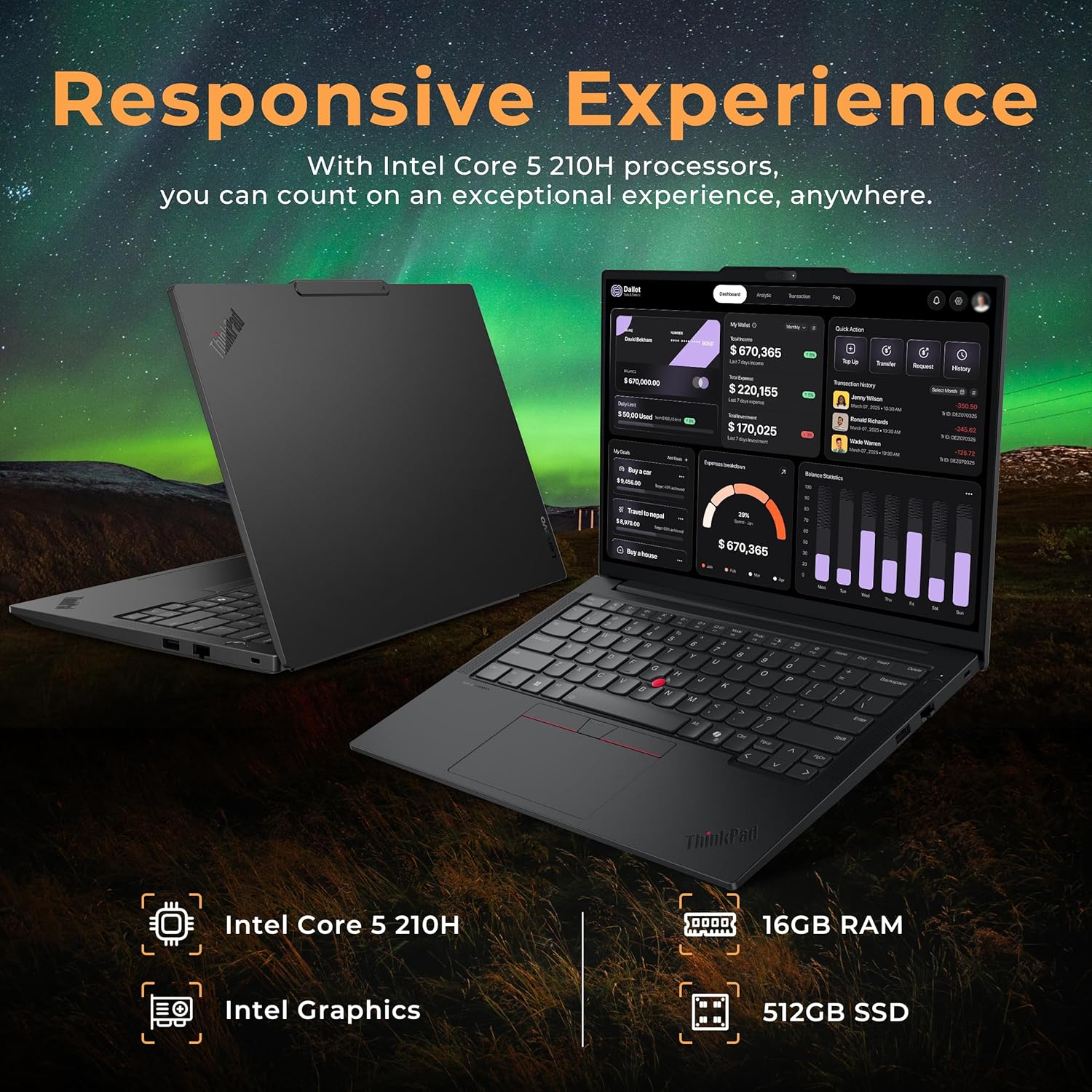 Lenovo ThinkPad E14 Gen 7 14" Core 5 210H 16GB 512GB SSD