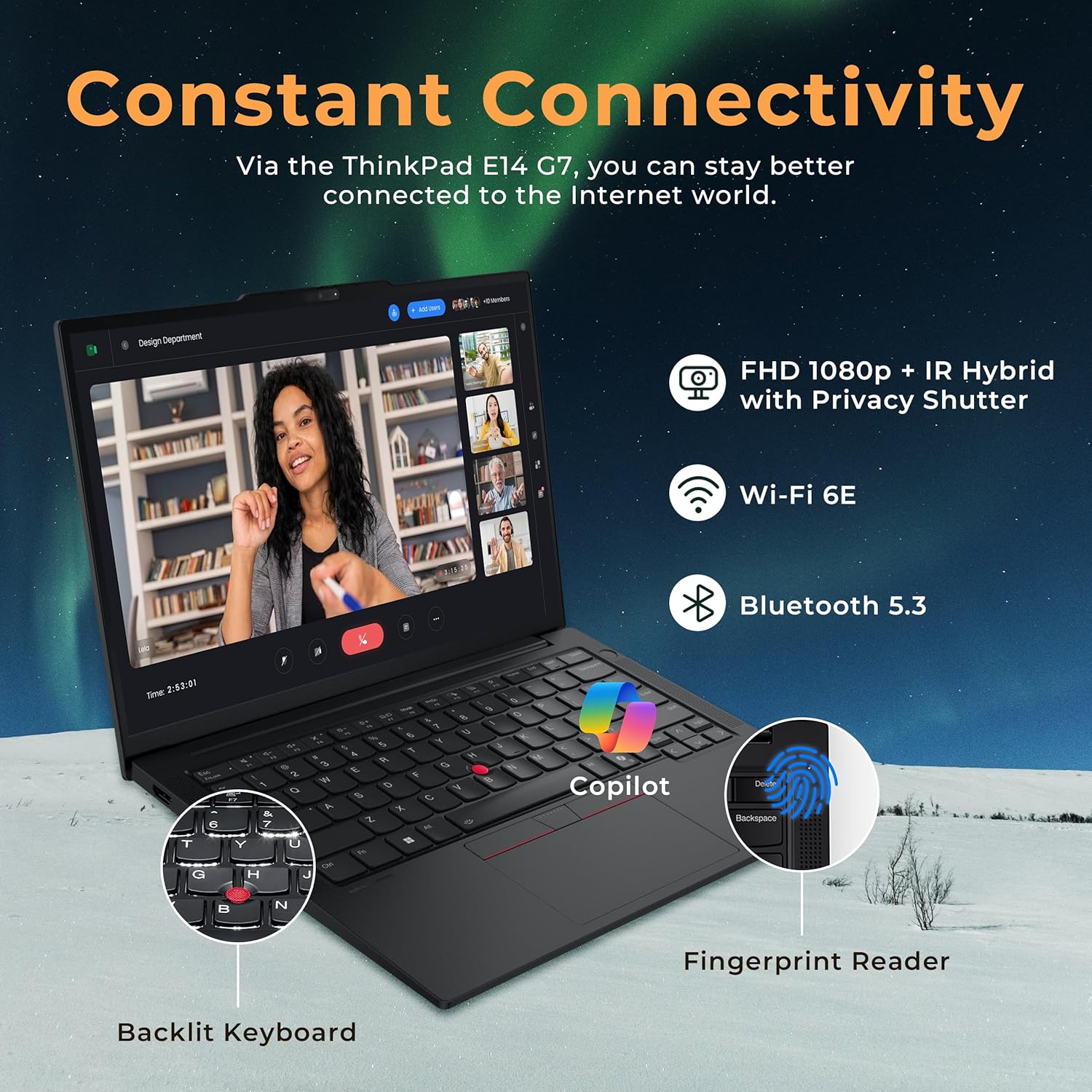 Lenovo ThinkPad E14 Gen 7 14" Core 5 210H 16GB 512GB SSD