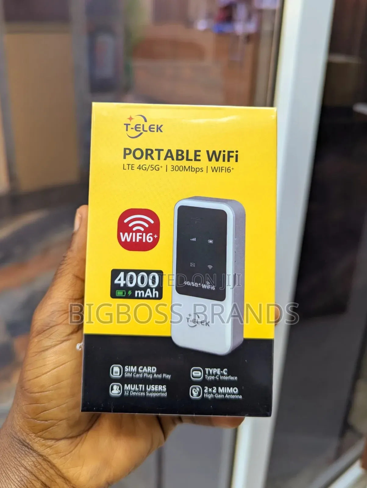 T-ELEK Portable WiFi 6 4G/5G (4000mAh)