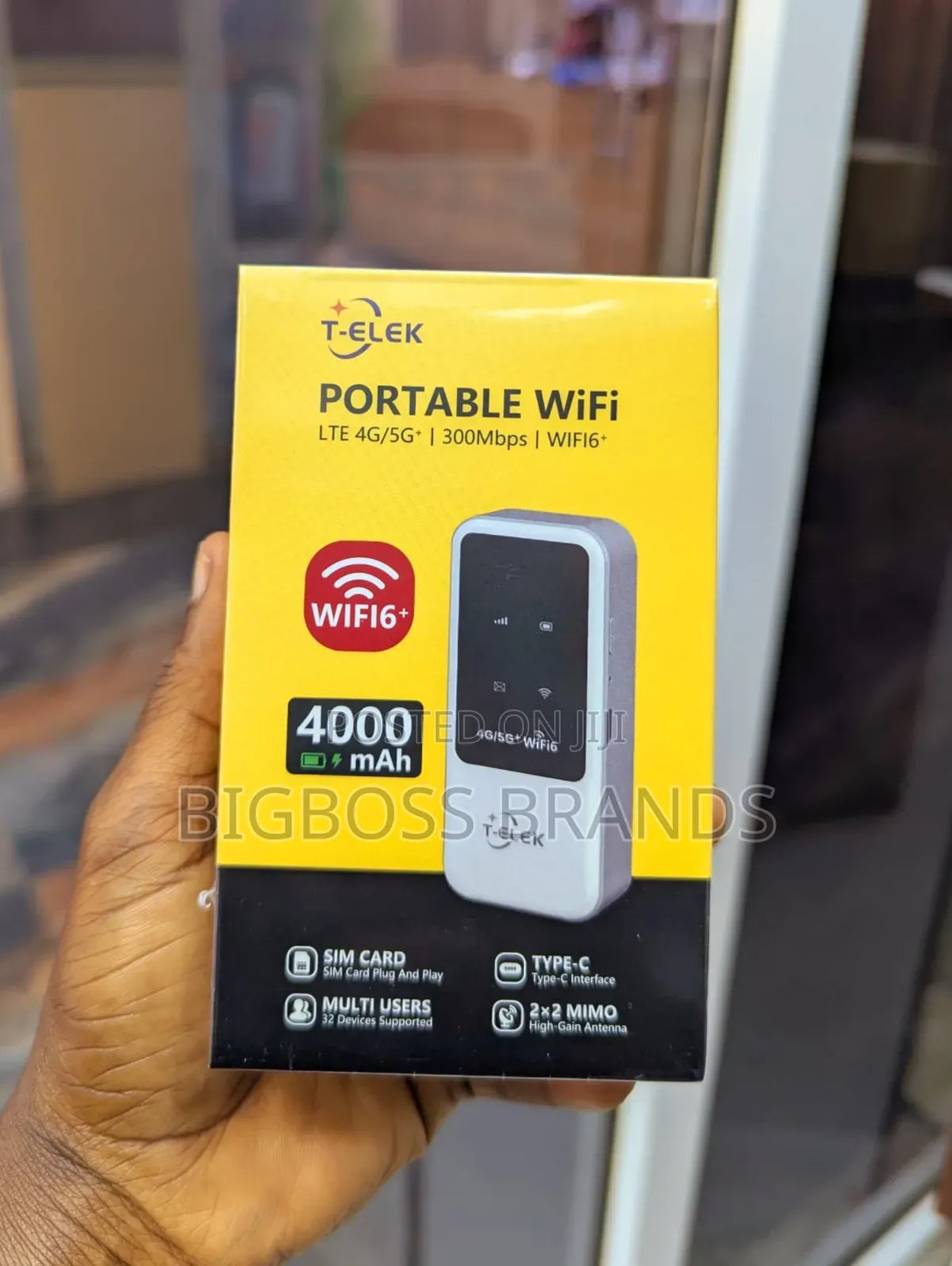 T-ELEK Portable WiFi 6 4G/5G (4000mAh)