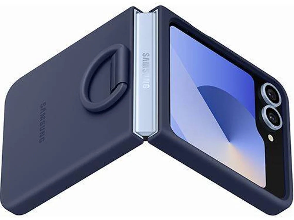 Capa de Silicone com Anel Samsung para Galaxy Z Flip6