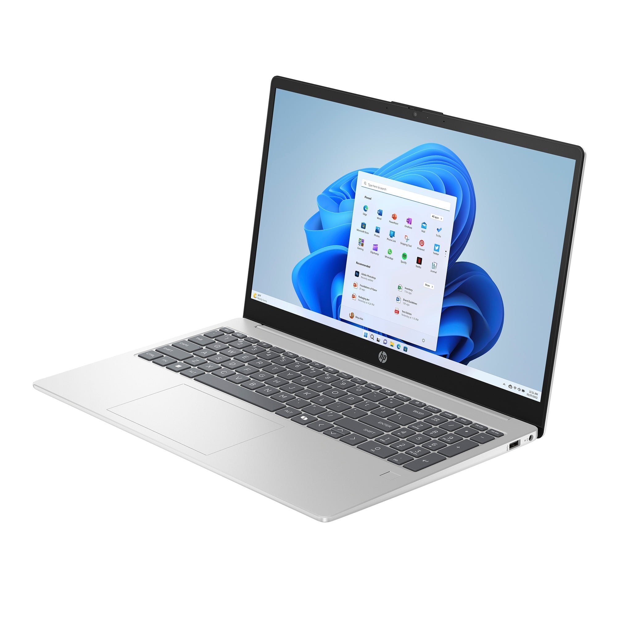 HP Laptop 15.6" intel Core i3-N305 8GB RAM 256GB SSD Natural Silver