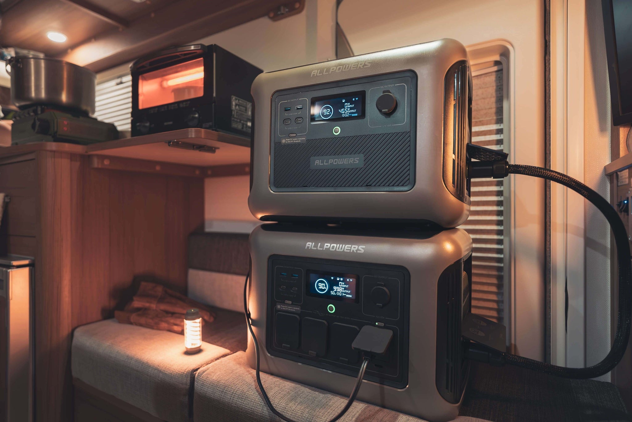 Estação de Energia Portátil ALLPOWERS R1500 – 1800W, 1152Wh