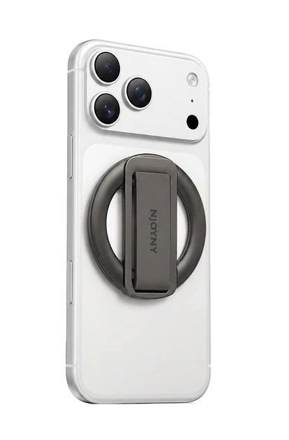Suporte Magnético de Anel NJOYNY NY-189 360° MagSafe com Alça para Smartphone