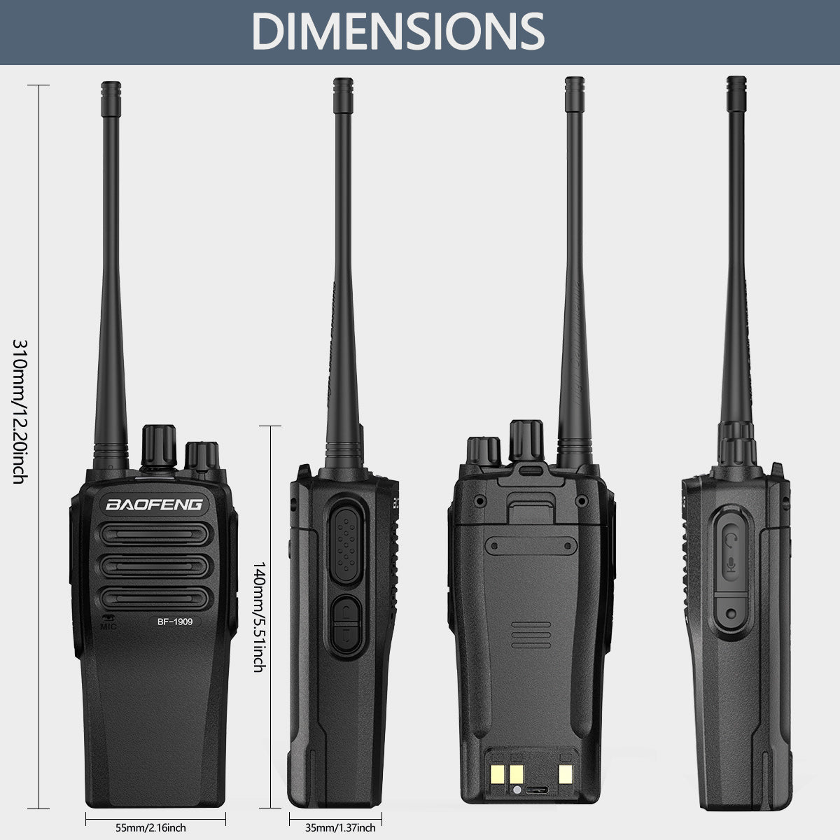 BAOFENG 1909 UHF Radio