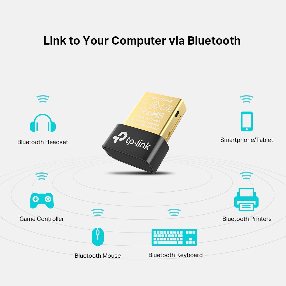 TP-LINK Bluetooth 4.0 Nano USB Adapter (UB400)