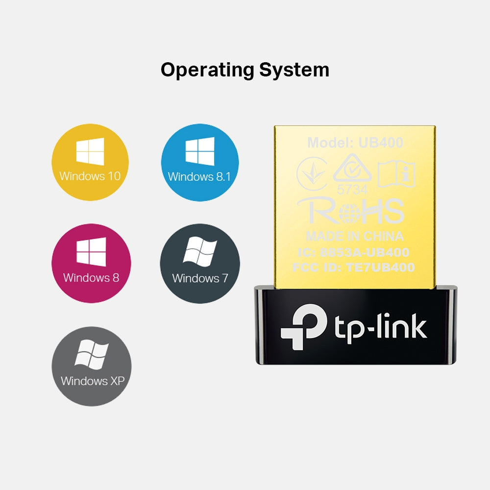 TP-LINK Bluetooth 4.0 Nano USB Adapter (UB400)