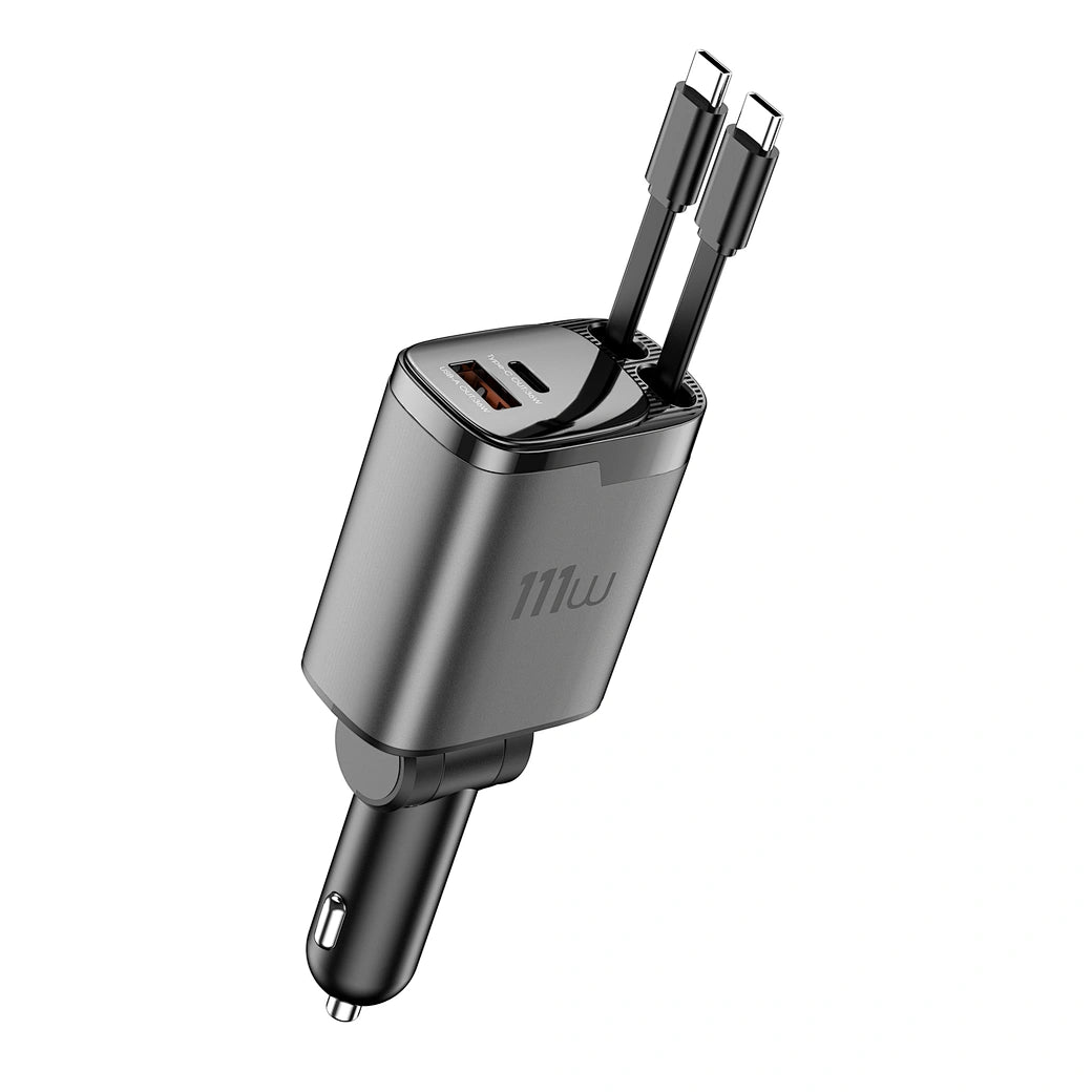 WiWU Helix Pro 111W Retractable Car Charger – Wi-CC034