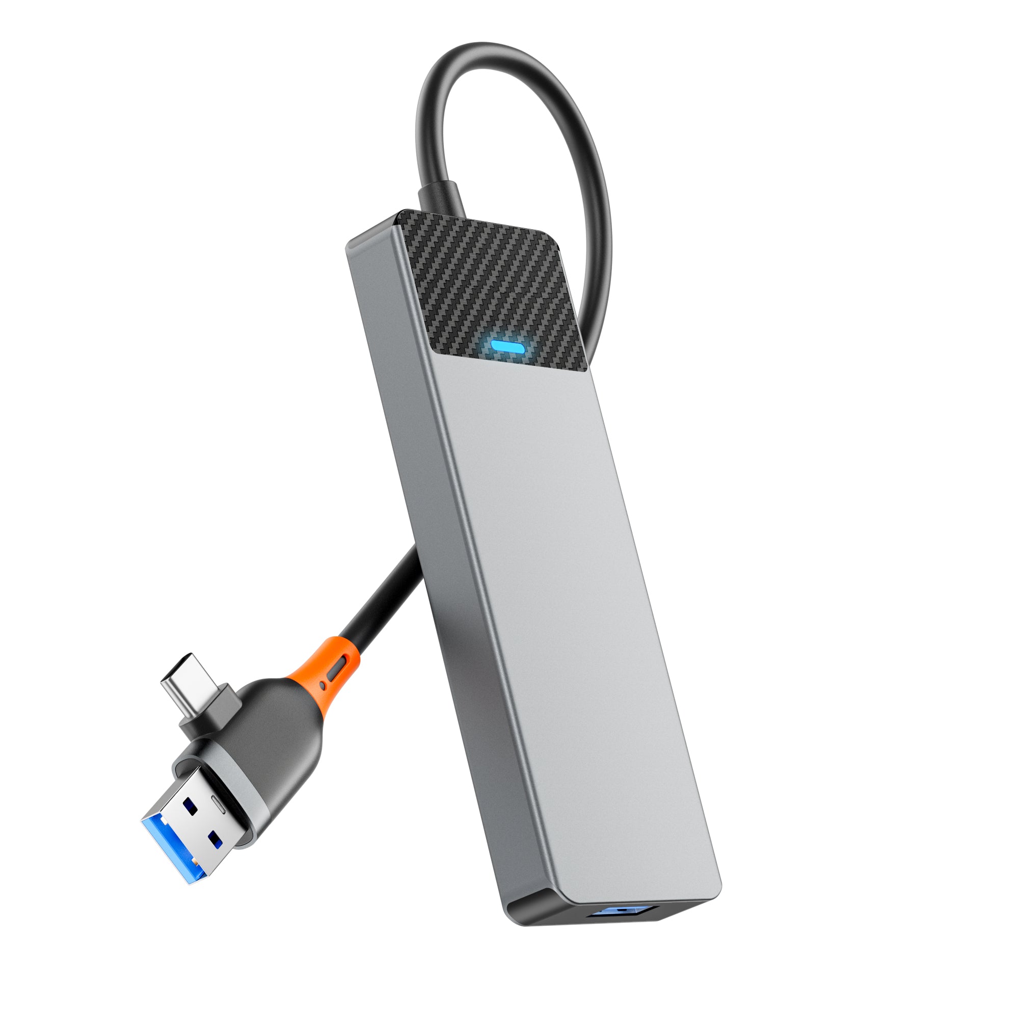 WIWU A431C Linker Series USB-A&amp;C Hub Adapter 4-in-1